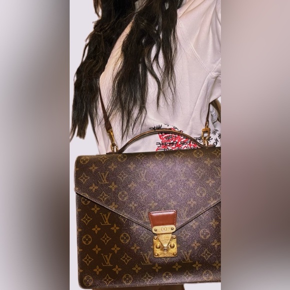 LOUIS VUITTON 89’ Serviette Conseiller Bandouliere (Preowned,Authentic&Vintage) - Picture 1 of 17